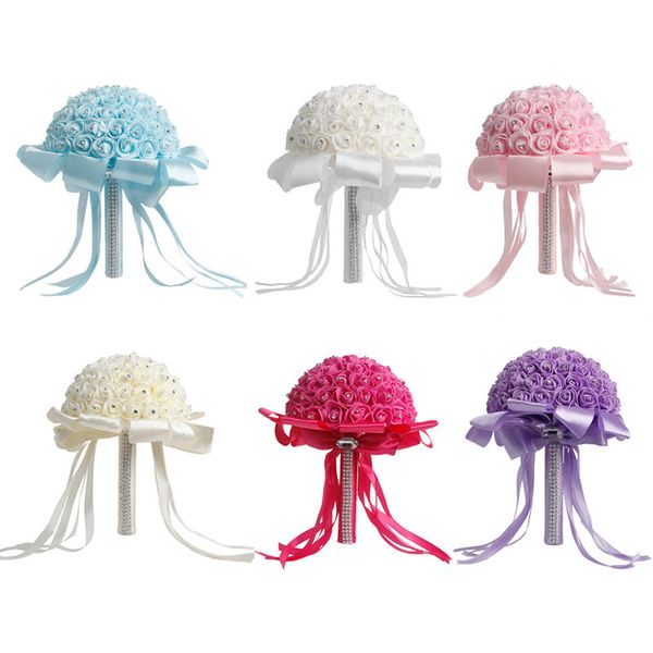 2019 korean bride colorful wedding bubble flower 26.22.5 cm simulation flower bouquet wedding foam flower
2019 korean bride colorful wedding bubble flower 26.22.5 cm simulation flower bouquet wedding foam flower