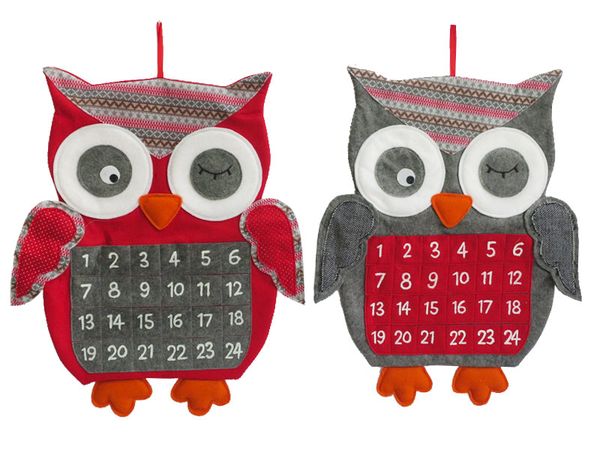 60*50cm owl advent calendar new year countdown creative felt hanging decorative gift pocket children's trendy toys 1pc
60*50cm owl advent calendar new year countdown creative felt hanging decorative gift pocket children's trendy toys 1pc