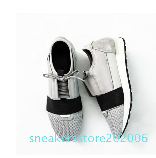 with box fashion designer woman shoes casual man sneaker new patchwork mesh leather red white chaussure femme size us 5-12 s6, Black
with box fashion designer woman shoes casual man sneaker new patchwork mesh leather red white chaussure femme size us 5-12 s6, Black