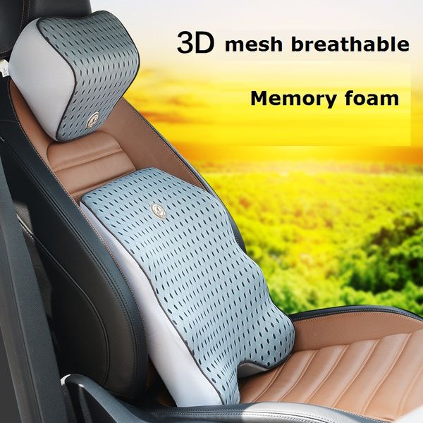 3d mesh car seat back lumbar support cushion memory foam orthopedics back pain posture correct office chair pillow
3d mesh car seat back lumbar support cushion memory foam orthopedics back pain posture correct office chair pillow