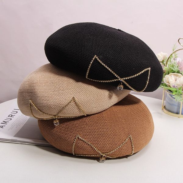 female summer tide all-match elegant beret butterfly beret bow rhinestone sunscreen painter hat pumpkin hat, Blue;gray
female summer tide all-match elegant beret butterfly beret bow rhinestone sunscreen painter hat pumpkin hat, Blue;gray