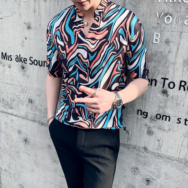 2019 summer streetwear print beach shirts for men fashion shirt men short sleeve holidays hawaiian shirt mens camisa masculina, White;black
2019 summer streetwear print beach shirts for men fashion shirt men short sleeve holidays hawaiian shirt mens camisa masculina, White;black