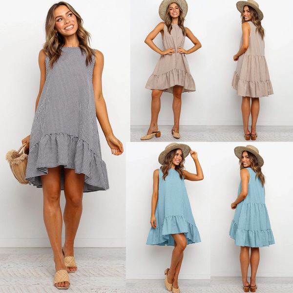 повседневное лето boho plaid платье с плечом scoop шеи сыпучей летнее платье рябить 2020 женщина пляж платья, Black;gray
повседневное лето boho plaid платье с плечом scoop шеи сыпучей летнее платье рябить 2020 женщина пляж платья, Black;gray