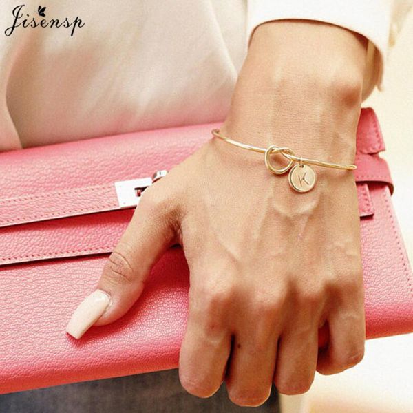jisensp trendy tie knotted open cuff bangle rose gold sliver coin 26 letters initial charm bracelets wire love bangles for women, Black
jisensp trendy tie knotted open cuff bangle rose gold sliver coin 26 letters initial charm bracelets wire love bangles for women, Black