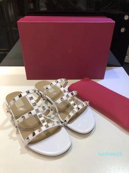 designer luxury women slippers new arrival rivets style fashion style classic quality sandal size 35-41, Black
designer luxury women slippers new arrival rivets style fashion style classic quality sandal size 35-41, Black