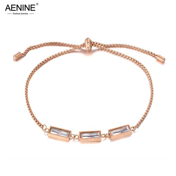 aenine original design sparkling cz crystal charm bracelets for women girls rose gold stainless steel box chain bracelet ab19102, Black
aenine original design sparkling cz crystal charm bracelets for women girls rose gold stainless steel box chain bracelet ab19102, Black
