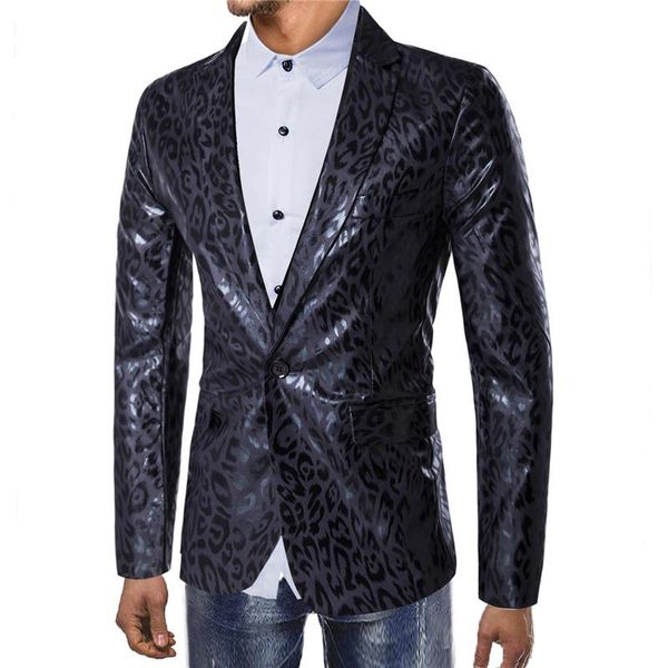 wedding suits for men leopard print stage men blazer jacket slim fit casual mens suits black white, White;black
wedding suits for men leopard print stage men blazer jacket slim fit casual mens suits black white, White;black