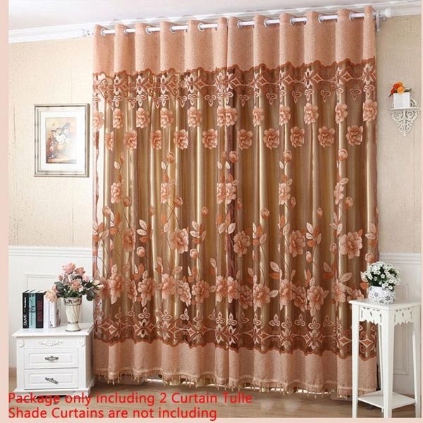 new 2pcs high-end floral pattern window curtains for living room bedroom decor voile curtain window drape divider tulle curtains
new 2pcs high-end floral pattern window curtains for living room bedroom decor voile curtain window drape divider tulle curtains