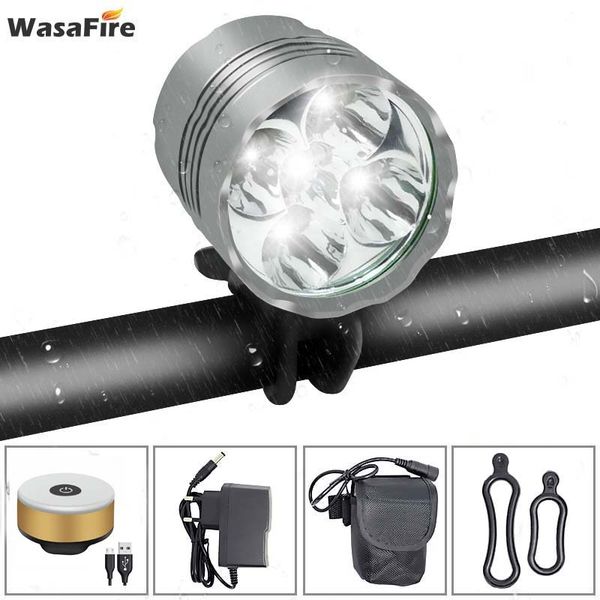 wasafire 7000lm 5*t6 led bicycle light headlight cycling front lamp lantern 9600mah battery + safety warning usb bike taillight
wasafire 7000lm 5*t6 led bicycle light headlight cycling front lamp lantern 9600mah battery + safety warning usb bike taillight