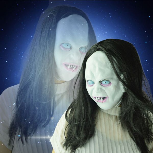 halloween scary mask creative long hair witch full face latex mask devil mascara silicone realista
halloween scary mask creative long hair witch full face latex mask devil mascara silicone realista
