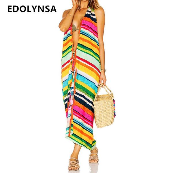 2018 bikini cover up pareos beach cover up rayon striped long beach dress robe de plage swimwear tunic swimsuit coverups #q32, Blue;gray
2018 bikini cover up pareos beach cover up rayon striped long beach dress robe de plage swimwear tunic swimsuit coverups #q32, Blue;gray