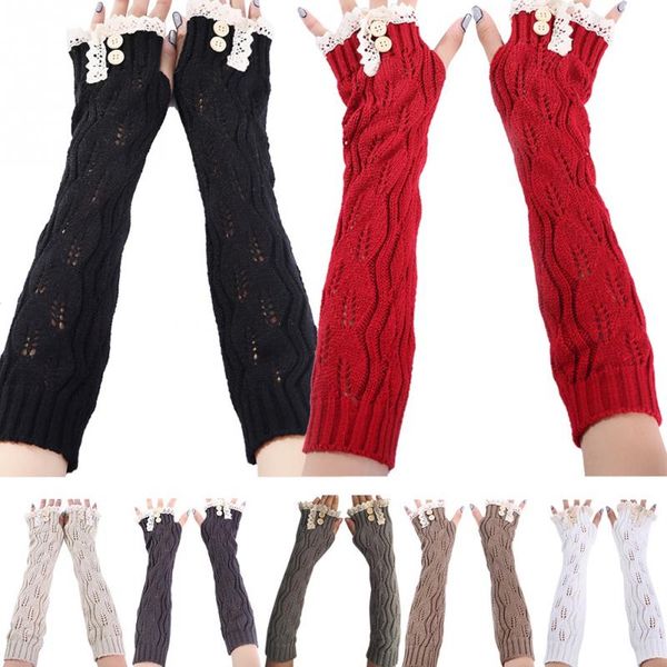 autumn winter fashion women lady knitted long fingerless gloves wrist arm mitten, Blue;gray
autumn winter fashion women lady knitted long fingerless gloves wrist arm mitten, Blue;gray