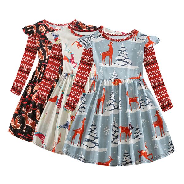 toddler kids baby girls winter dress long sleeve christmas animal cartoon deer princess dress outfits princess costume, Red;yellow
toddler kids baby girls winter dress long sleeve christmas animal cartoon deer princess dress outfits princess costume, Red;yellow