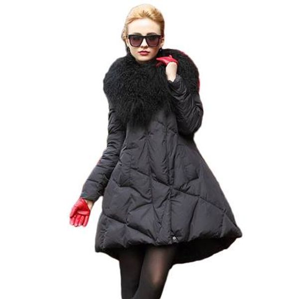 2019 large collar down jacket female winter new loose down jacket long coat in china black coat
2019 large collar down jacket female winter new loose down jacket long coat in china black coat