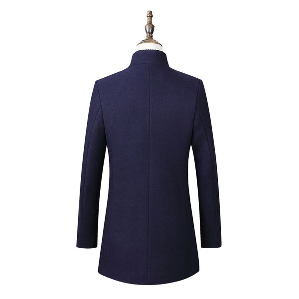 fashion woollen winter overcoat warm male wool autumn men coat blends clothing men's coat thick business casual, Black
fashion woollen winter overcoat warm male wool autumn men coat blends clothing men's coat thick business casual, Black