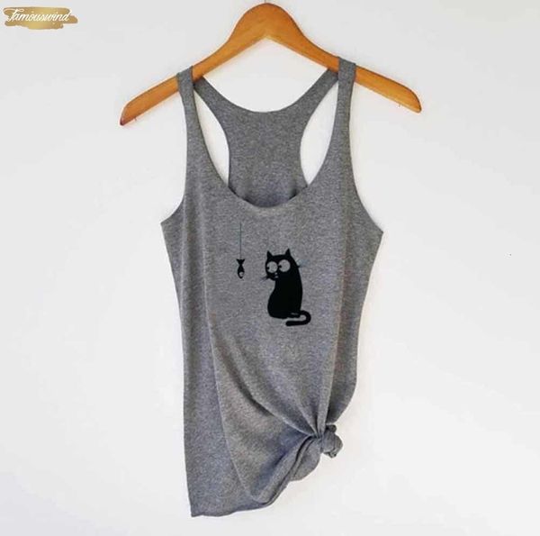 2019 for women summer fashion women girl fashion cat print casual tank sleeveless o neck shirt vestidos verano, White
2019 for women summer fashion women girl fashion cat print casual tank sleeveless o neck shirt vestidos verano, White