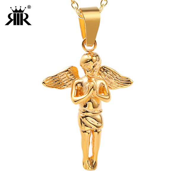 rir stainless steel bird feather necklace for mens women little angel pendant chain necklaces pendant hip hop fashion jewelry, Silver
rir stainless steel bird feather necklace for mens women little angel pendant chain necklaces pendant hip hop fashion jewelry, Silver