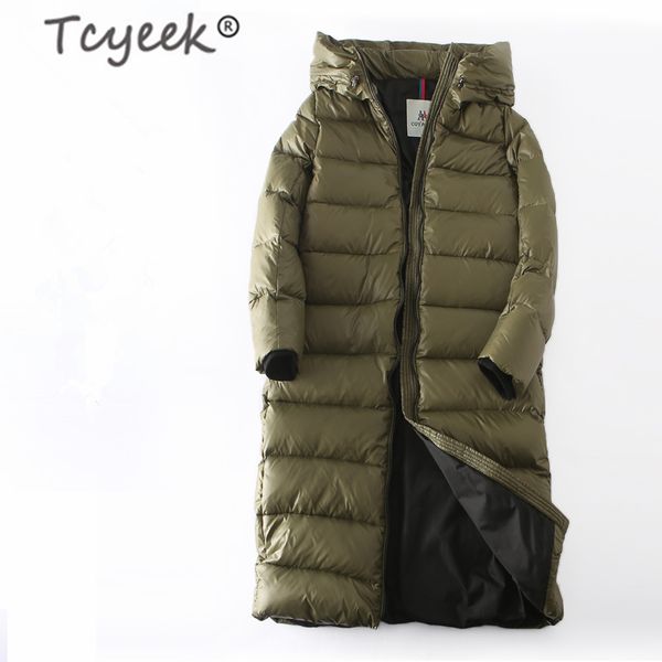 tcyeek winter light jacket women clothes 2019 warm 90% duck down jacket hooded ladies warm long coat slim outerwear hiver a00014, Black
tcyeek winter light jacket women clothes 2019 warm 90% duck down jacket hooded ladies warm long coat slim outerwear hiver a00014, Black