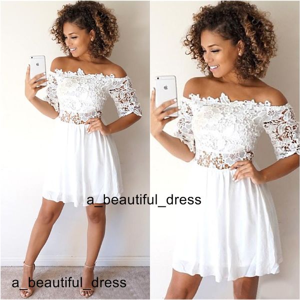 evening dresses with lace chiffon short sleeves a line short homecoming dresses simple cocktail party wear ed1242, Black;red
evening dresses with lace chiffon short sleeves a line short homecoming dresses simple cocktail party wear ed1242, Black;red