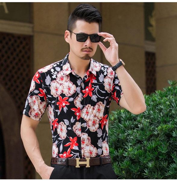 plus size evening dress mens shirts blouse men hawaiian shirt floral fashion flower red blue, White;black
plus size evening dress mens shirts blouse men hawaiian shirt floral fashion flower red blue, White;black