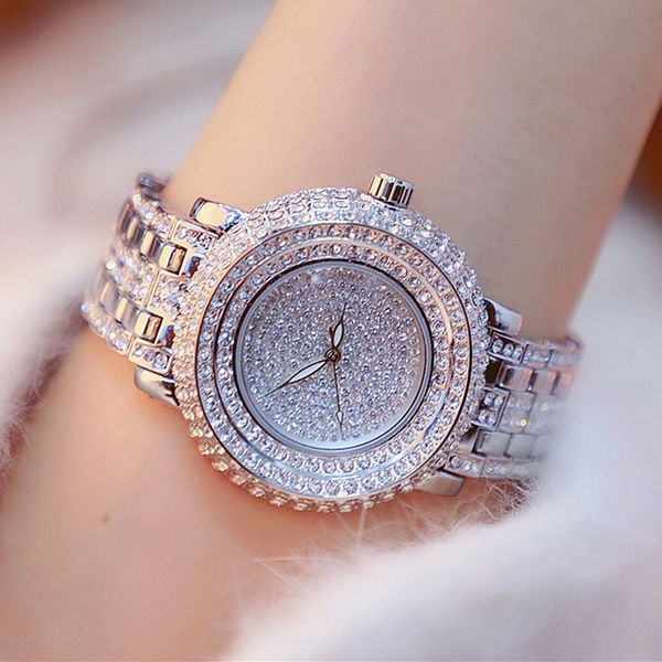 fashion crystal watch 43mm big dial steel gold quartz watch rhinestone women watches clock female ladies dress wristwatch, Slivery;brown
fashion crystal watch 43mm big dial steel gold quartz watch rhinestone women watches clock female ladies dress wristwatch, Slivery;brown
