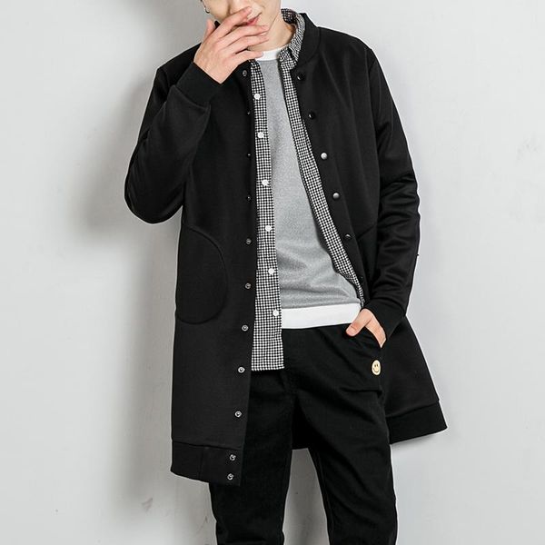 men's trench coat homme overcoat abrigo hombre trench man long coat mens cloak clothing windbreaker for men casual, Tan;black
men's trench coat homme overcoat abrigo hombre trench man long coat mens cloak clothing windbreaker for men casual, Tan;black