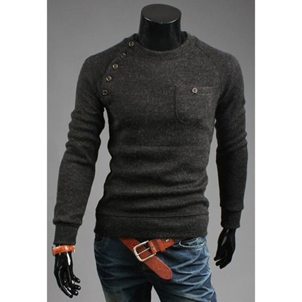zogaa new brand men's sweaters fashion o-neck solid color single pocket design long sleeve pullover drop shipping 3 color, White;black
zogaa new brand men's sweaters fashion o-neck solid color single pocket design long sleeve pullover drop shipping 3 color, White;black