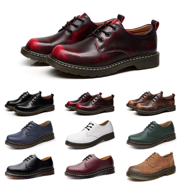 2020 new designer casual shoes men leather black white blue business fashion platform flat party mens trainers sneaker size 38-45 color19
2020 new designer casual shoes men leather black white blue business fashion platform flat party mens trainers sneaker size 38-45 color19