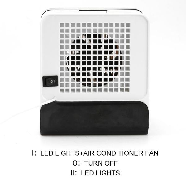new indoors mini portable air conditioner fan usb deskair cooler office dormitory cooling mobile fan with led lights
new indoors mini portable air conditioner fan usb deskair cooler office dormitory cooling mobile fan with led lights