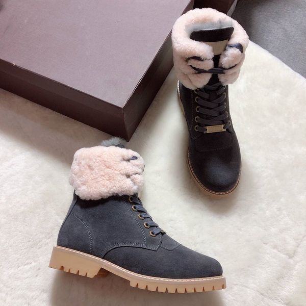2019 platform booties fashion designer boots men/women luxury plush shoes gray genuine leather boots flat bottom ing, Black
2019 platform booties fashion designer boots men/women luxury plush shoes gray genuine leather boots flat bottom ing, Black