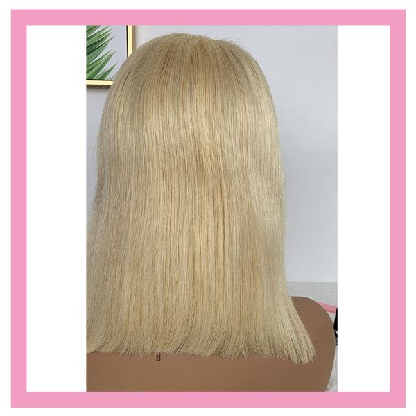 indian virgin hair 13x4 lace front bob wigs blonde color silky straight middle part 613# pure colors 10-16inch, Black;brown
indian virgin hair 13x4 lace front bob wigs blonde color silky straight middle part 613# pure colors 10-16inch, Black;brown