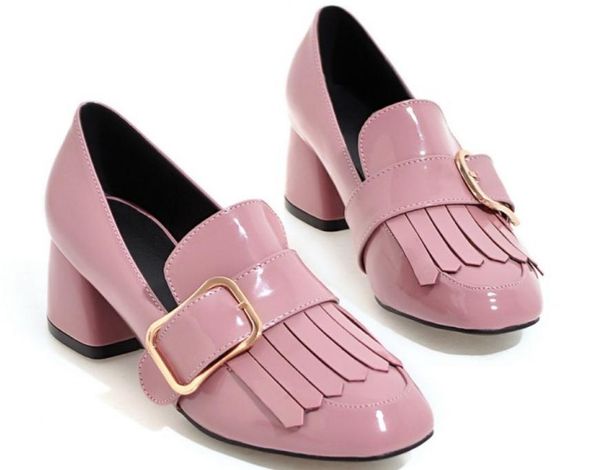 2018 square head women's shoes in spring and autumn with new style middle heel coarse heel shallow mouth, Black
2018 square head women's shoes in spring and autumn with new style middle heel coarse heel shallow mouth, Black