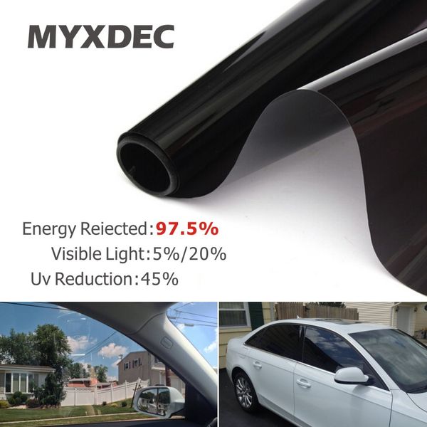 50x300cm vlt 5%/20% car side window black tint film glass auto house solar uv protection summer prevent ultraviolet car styling
50x300cm vlt 5%/20% car side window black tint film glass auto house solar uv protection summer prevent ultraviolet car styling