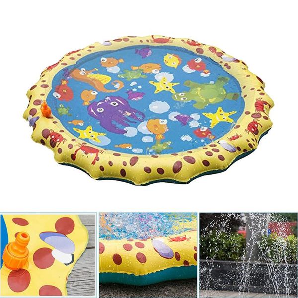 100cm kids inflatable water spray pad round water splash play pool playing sprinkler mat yard outdoor fun pvc swimming pools
100cm kids inflatable water spray pad round water splash play pool playing sprinkler mat yard outdoor fun pvc swimming pools