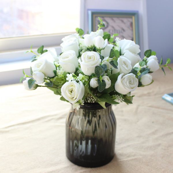 beautiful rose eucalyptus bouquet artificial silk flowers small bouquet flores home party wedding decoration mariage fake flower plant
beautiful rose eucalyptus bouquet artificial silk flowers small bouquet flores home party wedding decoration mariage fake flower plant