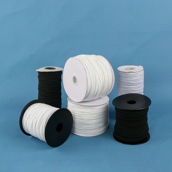 100 yards elastic bands sewing elastic rope 3/5/6mm rubber cord band garment sewing accessories white rope, Black;white
100 yards elastic bands sewing elastic rope 3/5/6mm rubber cord band garment sewing accessories white rope, Black;white