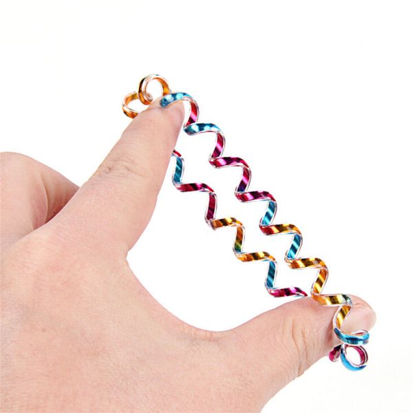 hair bun maker 20pcs/lot colorful color plastic telephone wire shape women headwear elastic bands 00008, Brown 
hair bun maker 20pcs/lot colorful color plastic telephone wire shape women headwear elastic bands 00008, Brown