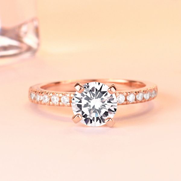 925 sterling silver ring classic design sparkling cz wedding rings for women rose gold color s925 silver jewelry party anniversary, Slivery;golden
925 sterling silver ring classic design sparkling cz wedding rings for women rose gold color s925 silver jewelry party anniversary, Slivery;golden