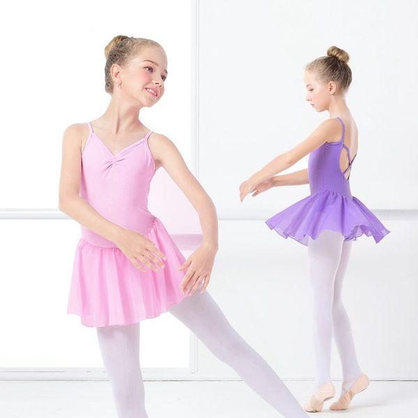 girls ballet dress gymnastics leotard long sleeve skirted ballet clothing dance wear with chiffon skirts, Black;red 
girls ballet dress gymnastics leotard long sleeve skirted ballet clothing dance wear with chiffon skirts, Black;red