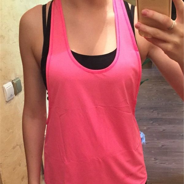 2018 new yoga shirts women sport wear quick dry gym vest flex suit female fitness breathable tank race back multi color, White;red
2018 new yoga shirts women sport wear quick dry gym vest flex suit female fitness breathable tank race back multi color, White;red