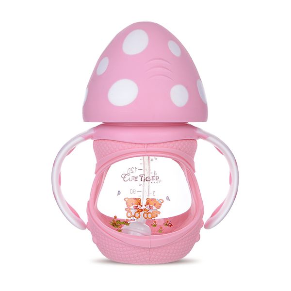 baby boy girl feeding bottle wide-diameter with handle silicone shatter-resistant glass bottle 150ml safe non-toxic dropshipping
baby boy girl feeding bottle wide-diameter with handle silicone shatter-resistant glass bottle 150ml safe non-toxic dropshipping