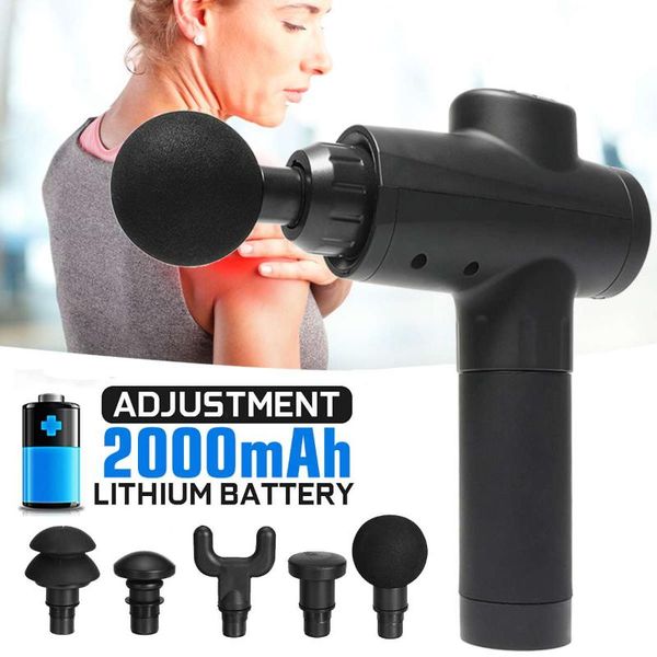 1800-3200r/min electric muscle massager therapy fascia massage guns deep vibration muscle relaxation device with 6 heads
1800-3200r/min electric muscle massager therapy fascia massage guns deep vibration muscle relaxation device with 6 heads