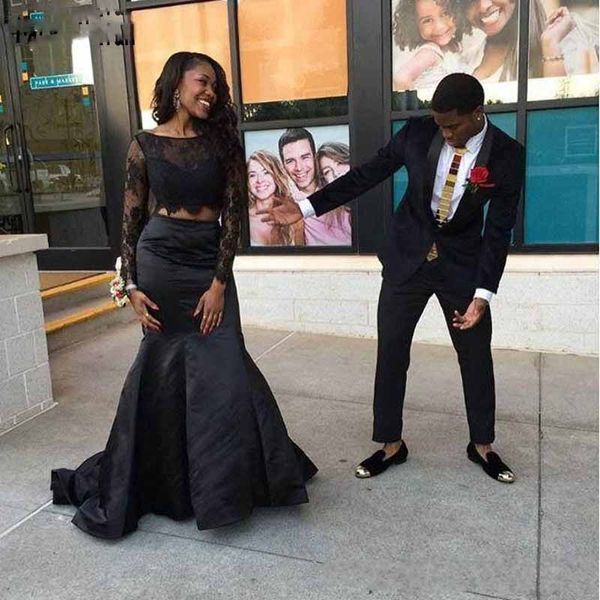 two pieces black girls prom dresses long sleeve beaded applique formal mermaid evening gowns party dress 2019
two pieces black girls prom dresses long sleeve beaded applique formal mermaid evening gowns party dress 2019
