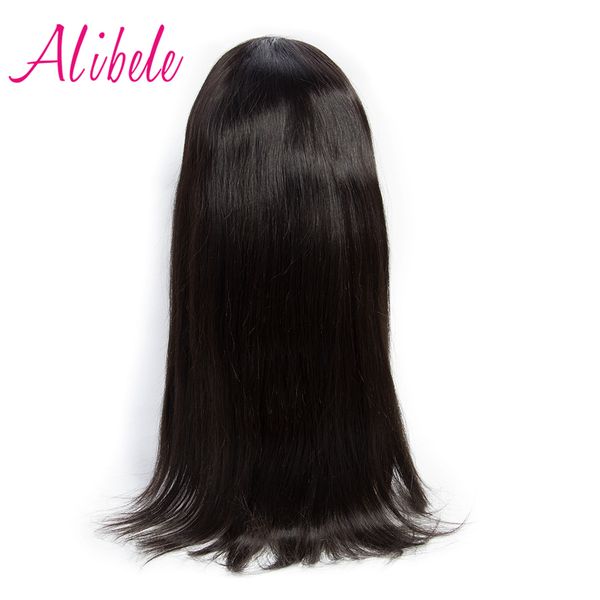alibele straight lace front human hair wigs 10-22" long/short bob swiss lace frontal wig 130% density peruvian remy hair wig, Black
alibele straight lace front human hair wigs 10-22" long/short bob swiss lace frontal wig 130% density peruvian remy hair wig, Black