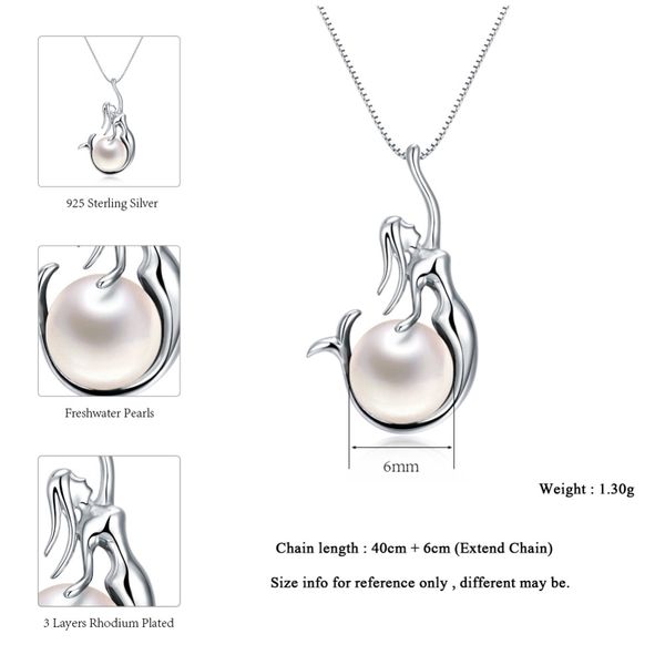 ch-733 sterling silver women necklaces&pendants freshwater pearls unique mermaid pendants fashion female jewelry
ch-733 sterling silver women necklaces&pendants freshwater pearls unique mermaid pendants fashion female jewelry