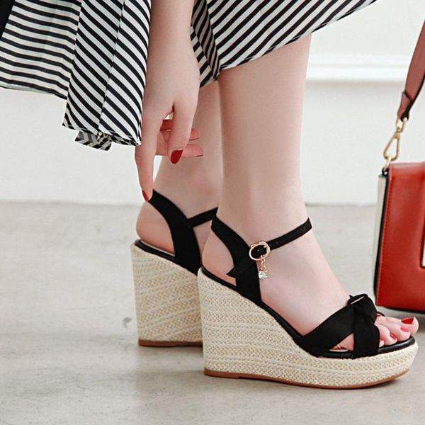 sagace summer women platform sandals female wedge high heels buckle beach shoes fashion casual shoes comfortable platform pumps, Black
sagace summer women platform sandals female wedge high heels buckle beach shoes fashion casual shoes comfortable platform pumps, Black