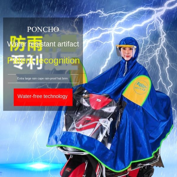 electric vehicle motorcycle motorcycle electric bicycle raincoat thickened bicycle riding waterproof poncho with brim, Red;brown
electric vehicle motorcycle motorcycle electric bicycle raincoat thickened bicycle riding waterproof poncho with brim, Red;brown