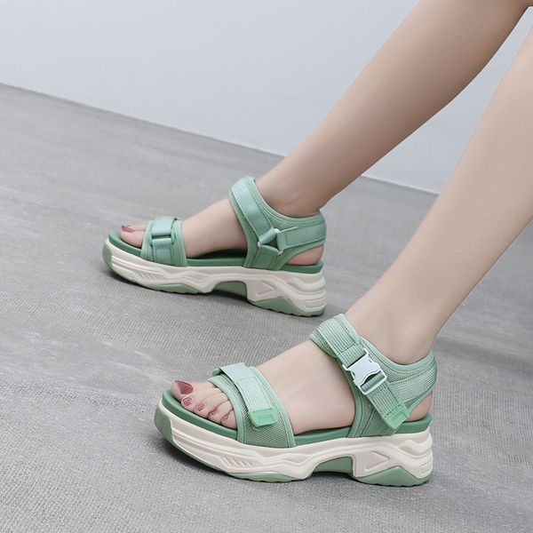 hkxn 2020 summer new women's wedge sandals waterproof non-slip platform women sandals fashion casual beach t, Black
hkxn 2020 summer new women's wedge sandals waterproof non-slip platform women sandals fashion casual beach t, Black