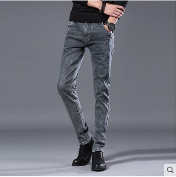gray jeans male han edition tide fall men leisure feet long trousers cultivate one's morality pants, Blue
gray jeans male han edition tide fall men leisure feet long trousers cultivate one's morality pants, Blue