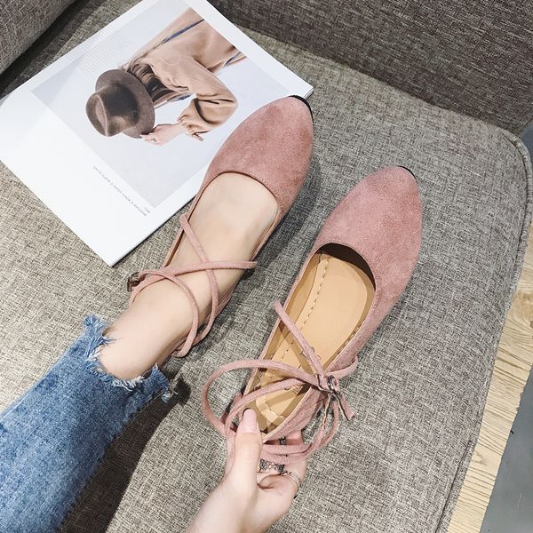 female spring 2019 new shallow mouth single shoes female flat bottom wild round ballet shoes korean women's shoes, Black
female spring 2019 new shallow mouth single shoes female flat bottom wild round ballet shoes korean women's shoes, Black